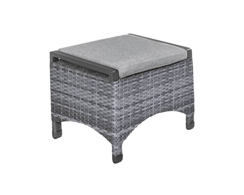 L.C. Wholesaler Hocker VIVERA in Geflecht in Omega anthrazit L.C. Wholesaler Hocker VIVERA in Geflecht in Omega anthrazit von L.C. Wholesaler