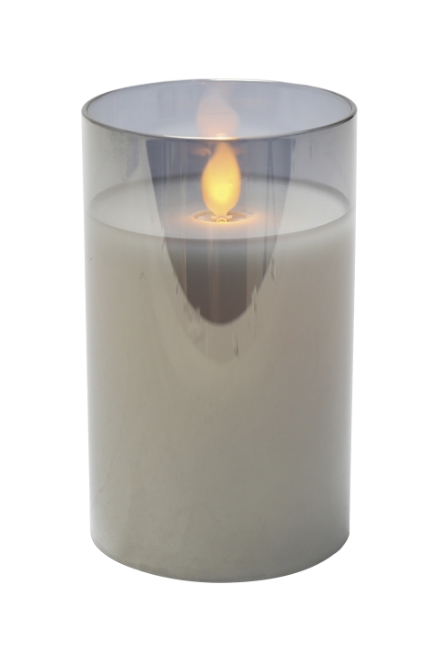 L.C. Wholesaler LED-Kerzenglas FESTIVAL ca. Ø 7,5, H 12,5cm in grey 7.5x7.5x12.5 Wackelflamme L.C. Wholesaler LED-Kerzenglas FESTIVAL ca. Ø 7,5, H 12,5cm in grey 7.5x7.5x12.5 Wackelflamme von L.C. Wholesaler