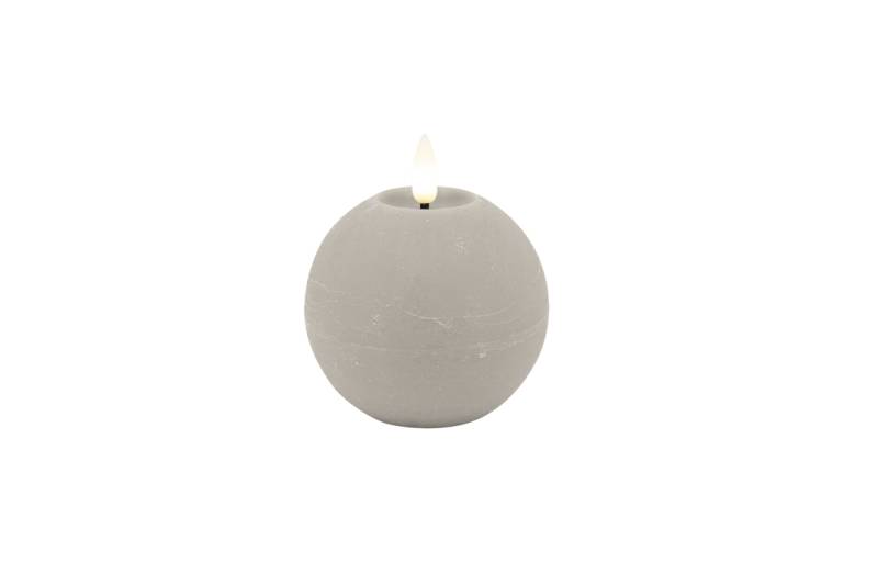 L.C. Wholesaler LED-Kugelkerze BASIC ca. Ø 8, H 7cm in sand rustic, 8x7cm von L.C. Wholesaler