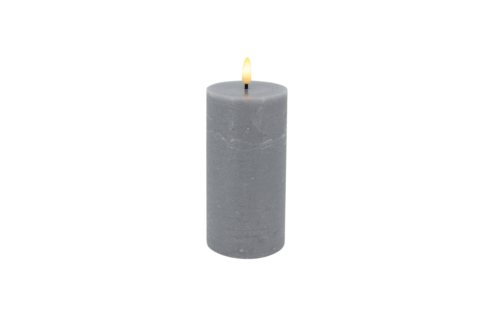 L.C. Wholesaler LED-Stumpenkerze BASIC ca. Ø 7,5, H 15cm in grey rustic, 7.5x15cm L.C. Wholesaler LED-Stumpenkerze BASIC ca. Ø 7,5, H 15cm in grey rustic, 7.5x15cm von L.C. Wholesaler