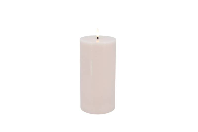 L.C. Wholesaler LED-Stumpenkerze SUMMER ca. Ø 10, H 20cm in Summer pink rustik von L.C. Wholesaler
