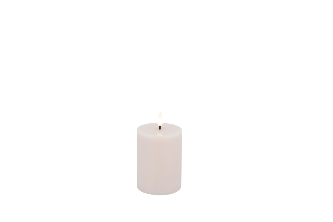 L.C. Wholesaler LED-Stumpenkerze SUMMER ca. Ø 7,5, H 10cm in Summer pink rustic von L.C. Wholesaler