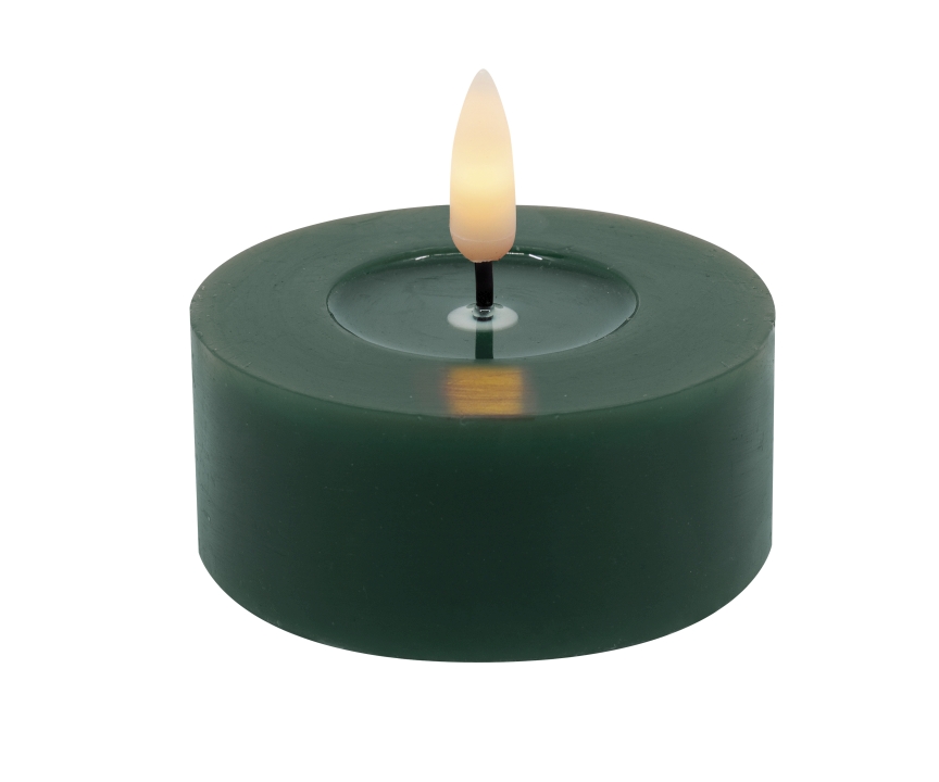 L.C. Wholesaler LED-Teelicht 2er-Set WINTER ca. Ø 6,8, H 3cm in green smooth, 6.8x3cm L.C. Wholesaler LED-Teelicht 2er-Set WINTER ca. Ø 6,8, H 3cm in green smooth, 6.8x3cm von L.C. Wholesaler