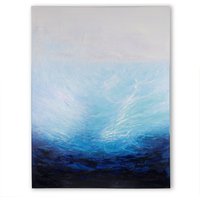 L.C. Wholesaler Ölbild Nuancen von Blau, 120 x 90 cm Öl auf Leinwand von L.C. Wholesaler