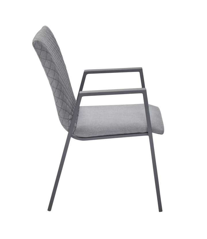 L.C. Wholesaler Stapelstuhl GALOMO ca. B66 H87 T56 cm in Stoff Sunbrella Flanell von L.C. Wholesaler