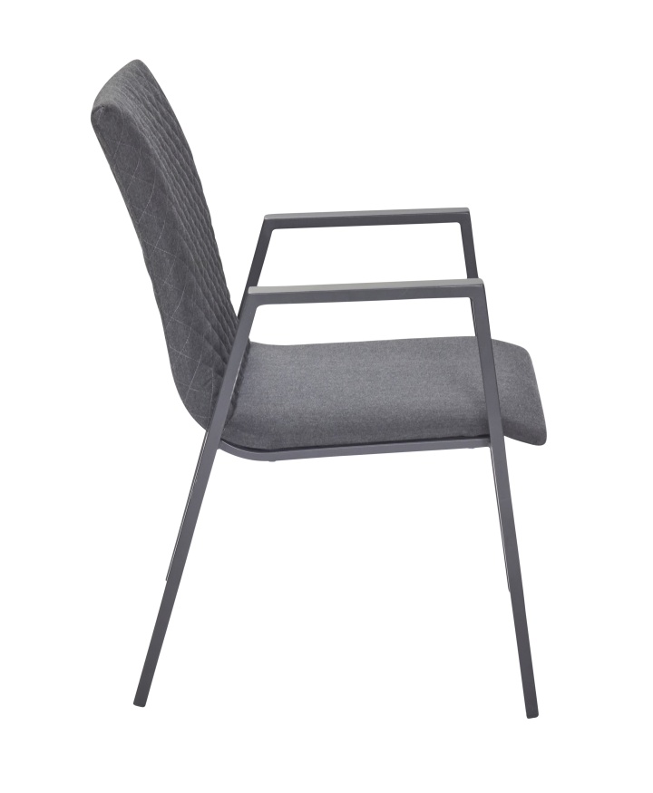 L.C. Wholesaler Stapelstuhl GALOMO ca. B66 H87 T56 cm in Stoff Sunbrella Sooty von L.C. Wholesaler