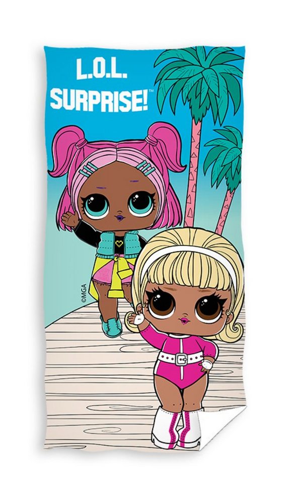 L.O.L. SURPRISE! Strandtuch L.O.L. Surprise Badetuch Handtuch Strandtuch 70 x 140 cm von L.O.L. SURPRISE!