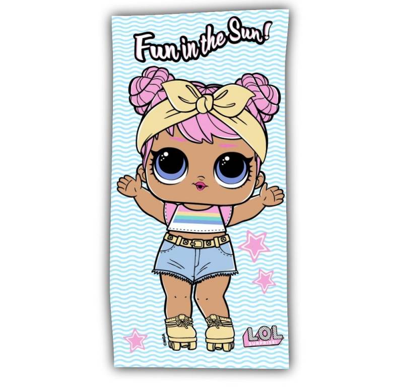 L.O.L. SURPRISE! Strandtuch LOL Surprise Girls Kinder Badetuch, Mikrofaser, XL 70x140 cm von L.O.L. SURPRISE!