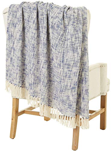 LR Home Boho Chambray Überwurf, 127 x 152,4 cm, Blau von L.R. Resources Inc
