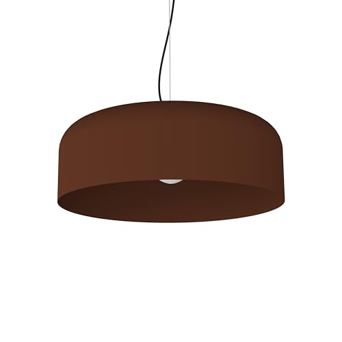L+ Hängelampe Wohnzimmer Metall Zylinder Form Kronleuchter Moderne Küche Kronleuchter Durchmesser 40cm-50cm (Cortenbraun) von L+
