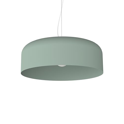 L+ Pendelleuchte Wohnzimmer Metall Zylinderform Kronleuchter Moderne Küche Durchmesser 40cm - 50cm (Farbe Eisberg) von L+