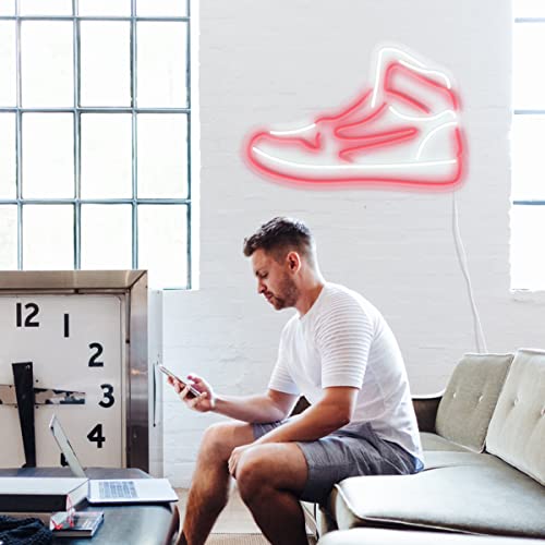 LED Signs Big Shoe 80 Lifestyle Rot/Weiß von CANDY SHOCK