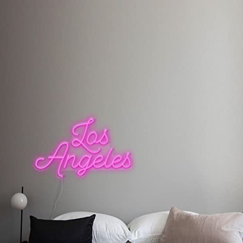 LED Signs LOS ANGELES 80 LIFESTYLE PINK von CANDY SHOCK