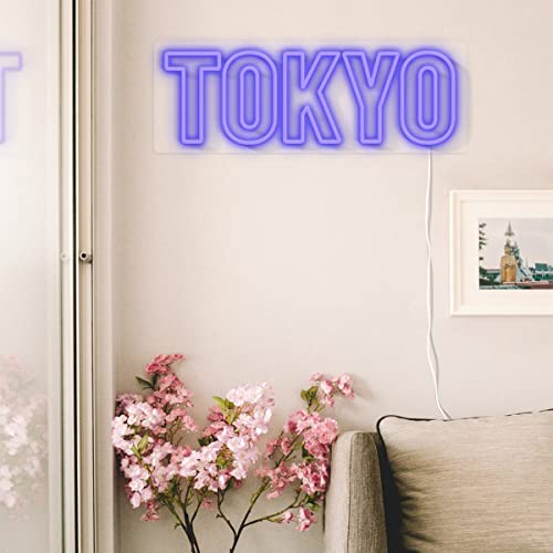 LED Signs TOKYO 80 LIFESTYLE BLUE von CANDY SHOCK