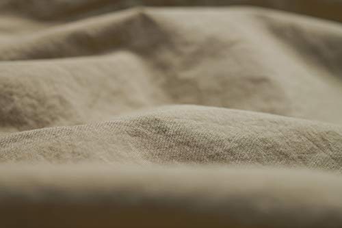 L1NK STUDIO Bettwäsche 220 X 220 cm - Bettbezug Baumwolle 100% (Perkal 200 Fäden) für Bett 135 cm Uni einfarbig Bronce von L1NK STUDIO