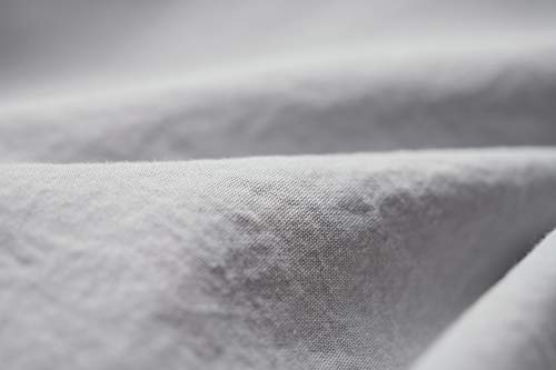 L1NK STUDIO Bettwäsche 220 X 220 cm - Bettbezug Baumwolle 100% (Perkal 200 Fäden) für Bett 135 cm Uni einfarbig Perla von L1NK STUDIO