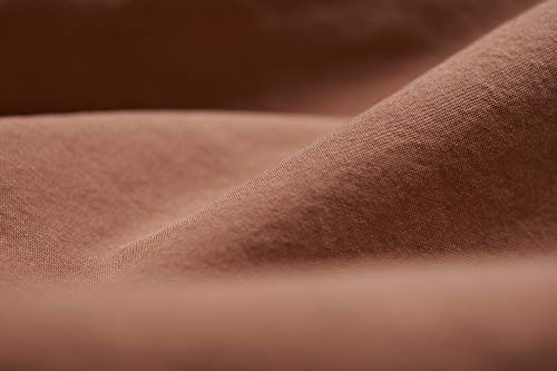 L1NK STUDIO Spannbettlaken Uni einfarbig für Bett 135 cm (135x200x35cm) 100% Baumwolle (Perkal 200 Fäden) Caldera von L1NK STUDIO