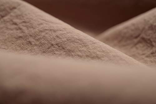 L1NK STUDIO Spannbettlaken Uni einfarbig für Bett 90 cm (90x200x35cm) 100% Baumwolle (Perkal 200 Fäden) MELOCOTÓN von L1NK STUDIO