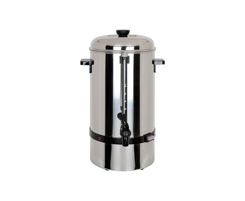 L2G - Perkolator 15 Liter – Permanentfilter-Kaffeemaschine aus verchromtem Edelstahl – 100 Tassen – Ø 265 mm x Höhe 600 mm von L2G