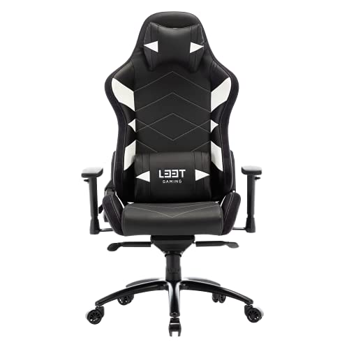 L33T Gaming Gaming-Stuhl, Kunstleder, Weiß, Normal von L33T Gaming