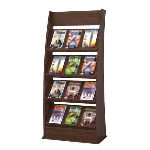L3s9mPzVb4 Bodenstehender Zeitschriftenständer Bodenstehendes Zeitschriftenregal, klappbares , vertikales Prospektständer, Zeitungsständer von L3s9mPzVb4