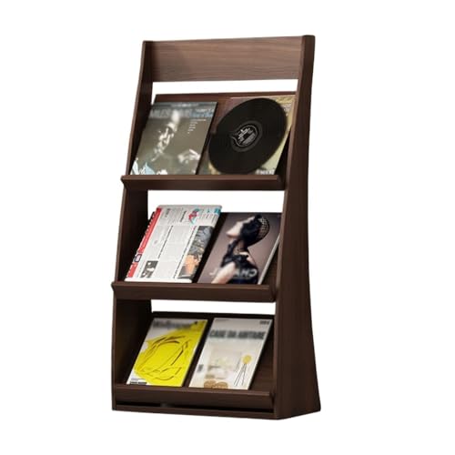 L3s9mPzVb4 Bodenstehender Zeitschriftenständer Bodenstehendes Zeitschriftenregal Vertikales Prospektständer Klappbarer Zeitschriftenständer Bücher- und Zeitungsständer von L3s9mPzVb4