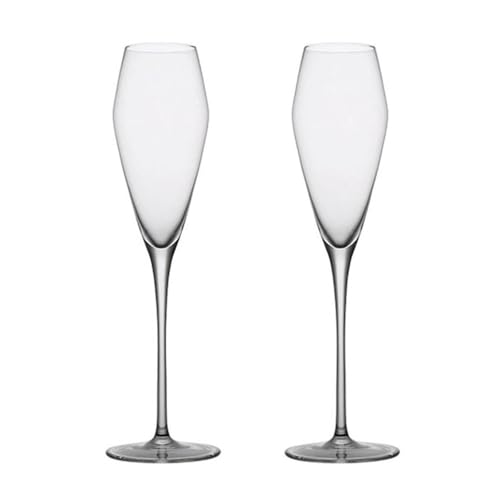 L3s9mPzVb4 Champagnerglas Champagnergläser aus Kristallglas, Fassungsvermögen 236 ml, 2er-Set hohe for Valentinstag und Weihnachten von L3s9mPzVb4