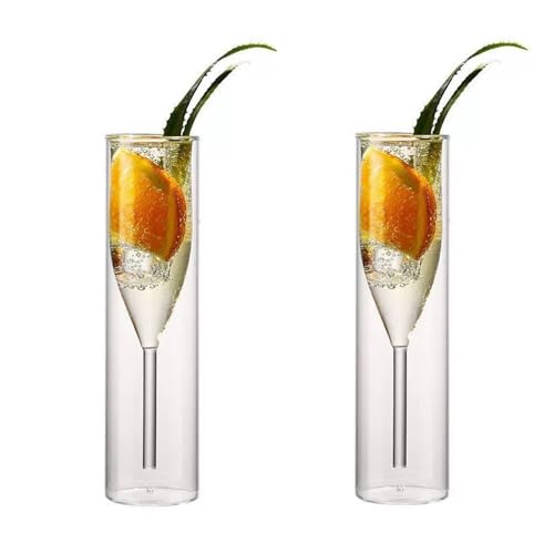 L3s9mPzVb4 Champagnerglas Transparentes doppelschichtiges Champagnerglas, 2 Champagnerflöten mit hohem Fuß, elegantes Fassungsvermögen von 105 ml for Treffen Freunden L3s9mPzVb4 Champagnerglas Transparentes doppelschichtiges Champagnerglas, 2 Champagnerflöten mit hohem Fuß, elegantes Fassungsvermögen von 105 ml for Treffen Freunden von L3s9mPzVb4