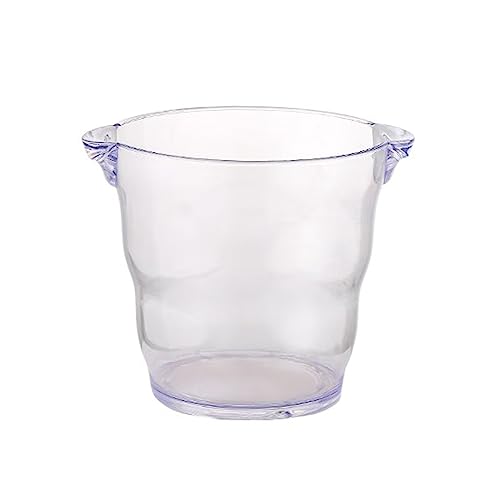 L3s9mPzVb4 Getränkewanne 5 Liter klare Acryl-Getränkewannen for Partys, Eiskübel aus Kunststoff for Cocktailbar, Weinkübel, Getränkekübel, Kühler for Kühlbox for Champagner oder Bier von L3s9mPzVb4