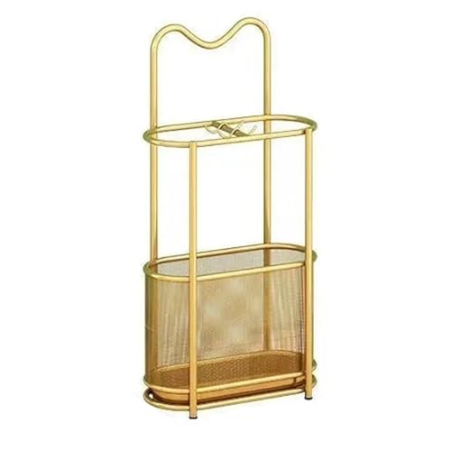 L3s9mPzVb4 Schirmständer Aufbewahrungsbox Schirmständer Halter Gold Sonnenschirm Wand Metall Home Decor Zubehör(Gold) von L3s9mPzVb4