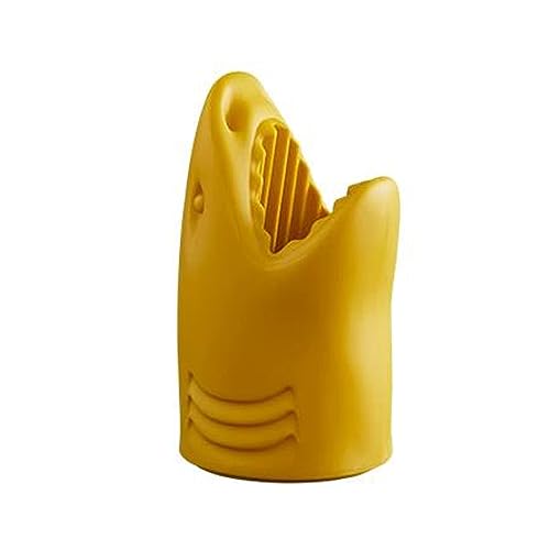 L3s9mPzVb4 Schirmständer Haiförmiger Regenschirmständer, Regenschirm-Aufbewahrungshalter, Regenschirm-Eimer-Regal, freistehende Eingangs-Aufbewahrungsbox for das Heimbüro(Yellow) von L3s9mPzVb4