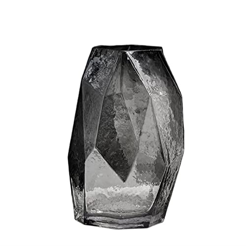Vase für Dekor Einfache Vase, Geometrie, Glasvase, Schlafzimmer, Wohnzimmer, Flur, Teetisch, Dekorationen, Blumen, Wasserkultur, Trockenblumen, Blumenarrangement, Dekoration(Mittel) von L3s9mPzVb4
