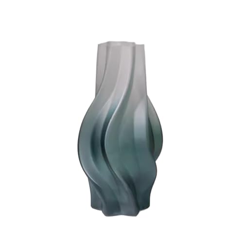 Vase für Dekor Glasvase, mattiert, Neue Blumen- und Lilienvase, Wohnzimmerdekoration Ornamente(Green,Klein) von L3s9mPzVb4
