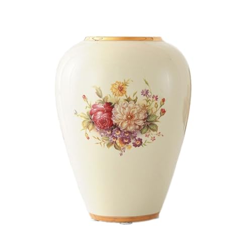 Vase für Dekor Keramik Vase Wohnzimmer Dekoration Blumenarrangement Trockenblumen Schlafzimmer TV Schrank Home Desktop von L3s9mPzVb4