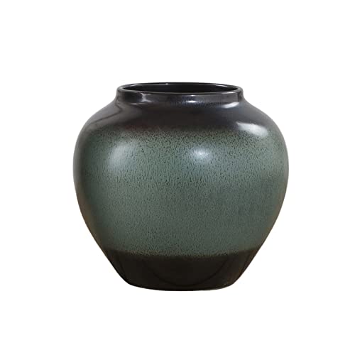Vase für Dekor Keramiktopf, Hydrokultur, frische Blumen, getrocknete, Blumenarrangement, dekorative Vase, Retro-Dekoration for Zuhause, Wohnzimmer, Schlafzimmer(Klein) von L3s9mPzVb4