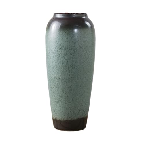 Vase für Dekor Keramikvase, Retro-Vase, Tischgetrocknete Blumen, Blumenarrangement, Dekoration for Zuhause, Wohnzimmer, Arbeitszimmer, TV-Schrank, Ornament von L3s9mPzVb4