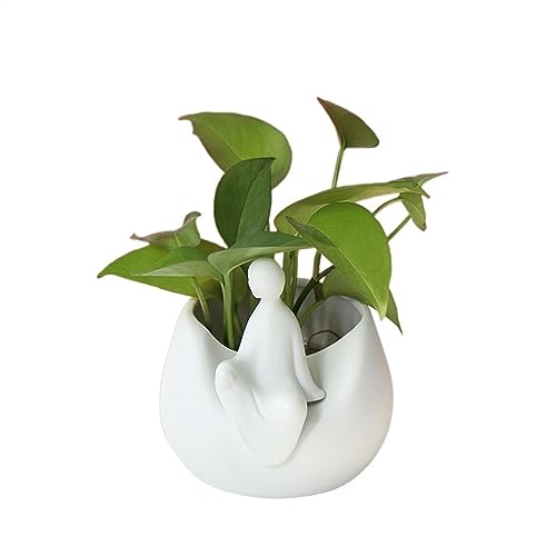 Vase für Dekor Keramikvasen, Keramik-Mönchsblumenwaren, Teetischblumen, hydroponische Grünpflanzendekorationen und Geschenke von L3s9mPzVb4