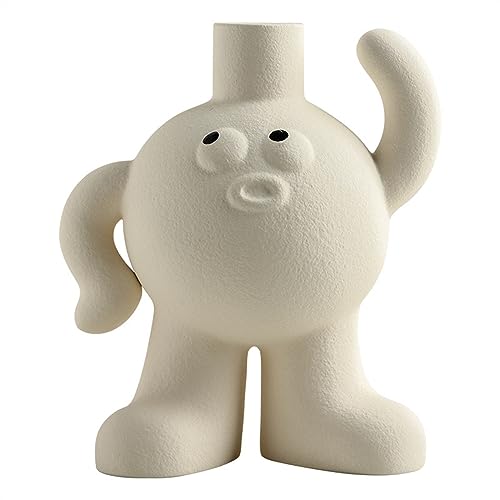 Vase für Dekor Kreative große Fußvase, Porzellanvase, Dekoration im Eingangsbereich, Schreibtisch, Wohnzimmer, Esszimmer(A) von L3s9mPzVb4