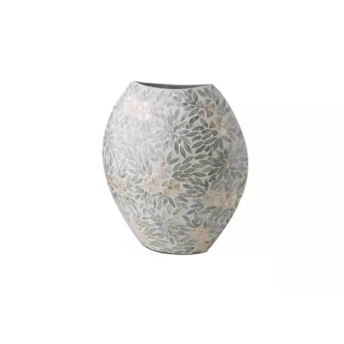 Vase für Dekor Leichte Luxus-Stil handgefertigte Muschel dekorative Vase kreative Tischplatte Blumenarrangement Haushalt Eingang Wohnzimmer Tischdekoration(Groß) von L3s9mPzVb4