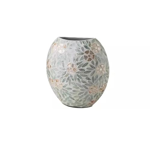 Vase für Dekor Leichte Luxus-Stil handgefertigte Muschel dekorative Vase kreative Tischplatte Blumenarrangement Haushalt Eingang Wohnzimmer Tischdekoration(Klein) von L3s9mPzVb4