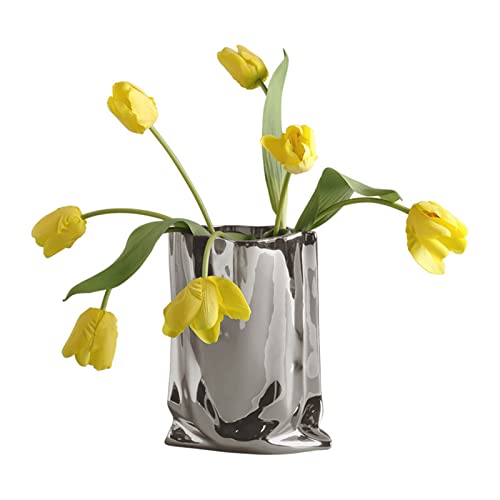 Vase für Dekor Licht Luxus Keramik Vase Galvanik Studie Wohnzimmer Dekoration Hotel Home Office Blumentopf Vase für Dekor Licht Luxus Keramik Vase Galvanik Studie Wohnzimmer Dekoration Hotel Home Office Blumentopf von L3s9mPzVb4