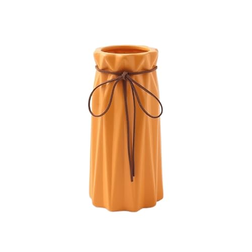 Vase für Dekor Moderne kleine Keramikvase, kreative und minimalistische Dekoration for Wohnzimmer, Desktop, Trockenblumenarrangement, Ornamente(Yellow) von L3s9mPzVb4
