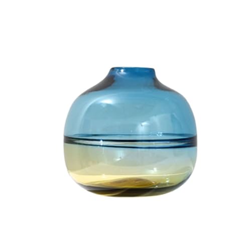 Vase für Dekor Moderne transparente Glasvase kreative Blumenarrangement getrocknete Blumen Tischdekoration Heim Wohnzimmer Dekoration von L3s9mPzVb4