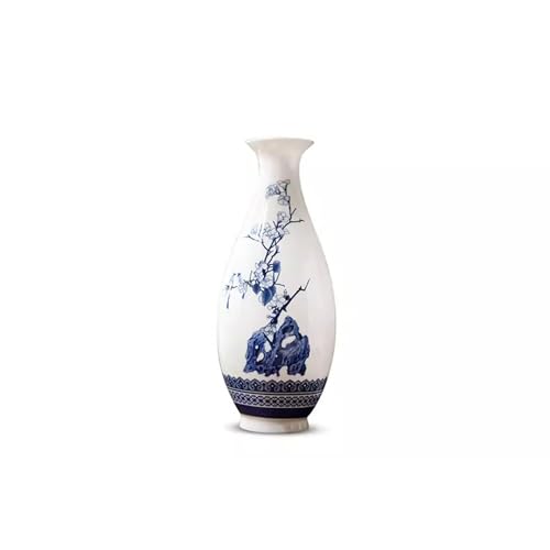 Vase für Dekor Neue Keramikvase im chinesischen Stil, Ornamente, Arbeitszimmer, Foyer, TV-Schrank, Couchtisch, Heimdekoration, Porzellan von L3s9mPzVb4