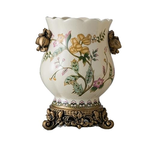 Vase für Dekor Neue Keramikvasen im chinesischen Stil, kreative Wohndekorationen, Keramikhandwerk, Vasendekorationen(E) von L3s9mPzVb4
