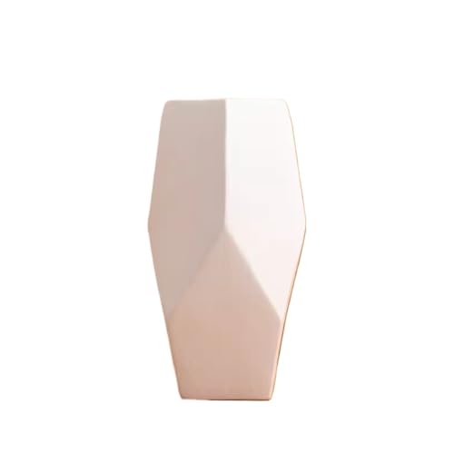 Vase für Dekor Schwarze Keramikvase, Wohnzimmer, Trockenblumen, Rosenarrangements, minimalistische Tischdekoration und Ornamente mit einem Gefühl von Luxus(Weiß) von L3s9mPzVb4