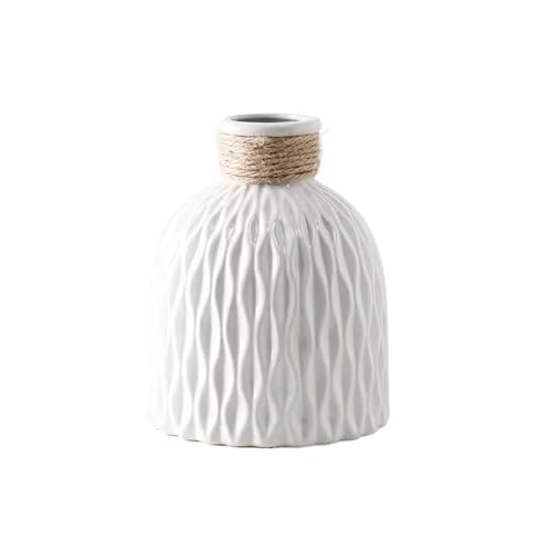 Vase für Dekor Simulierte Blume Wohnzimmer Couchtisch Tischplatte Heimdekoration Kreative Dekoration for Eingangsfoyer Weinschrank(Weiß) von L3s9mPzVb4