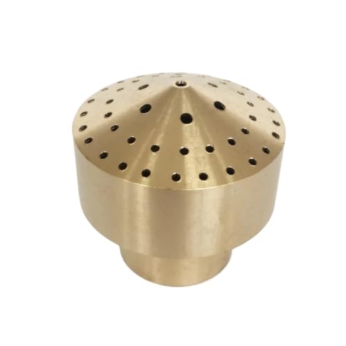 1/2 "3/4" 1 "Messing Edelstahl Feuerwerk Brunnen Düse Sprinkler Sprühkopf Teich Pool Vorhang von Regen Brunnendüse(1l2 (Brass)) von L6NqIAG