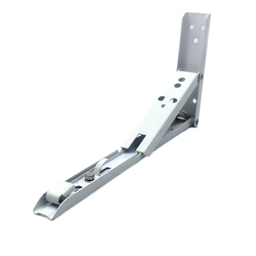 2 STÜCKE K/F/L-Typ Klapphalterung Schwimmende Wandmontage Befestigungsstange Regalbank Verdickter dreieckiger Stützstangenhalter Klappkonsole(2pcs F 10inch) von L6NqIAG