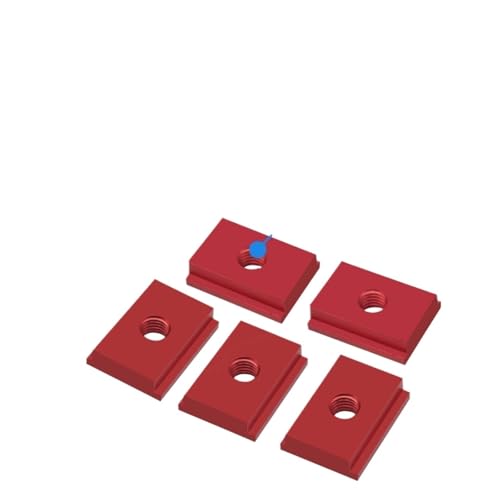 Aluminium 50 cm T30 T-Schiene und T-Schieber T-Schlitz Gehrungsschienenvorrichtung - Gehrungslehre Führungsrutsche for Werkbank/Säge/Frästisch Werkzeug T-Slot Schiene(5Pcs M8 Slider) von L6NqIAG